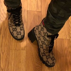 Gucci Wool Ankle Boots